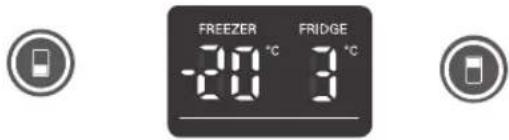 LG GW-B469BQQM - How to adjust the temperature in the refrigerator and freezer compartment - 4
