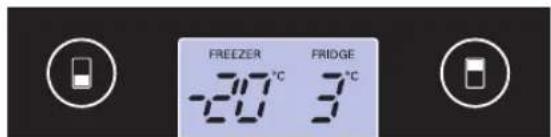 LG GW-B489YQQW - How to adjust the temperature in the refrigerator and freezer compartment - 1