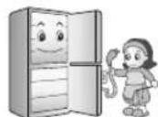 LG GW-B489YQQW - Unplug the power plug when cleaning, handling or replacing the interior lamp of the fridge-freezer. - 1