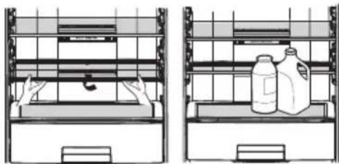LG GW-B469BMFZ - Folding glass shelf - 1