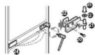 LG GC-B419WEQK - How to Reverse the Door - 2