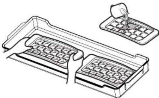 LG GA-B489BMCA - Складная стеклянная полка - 2