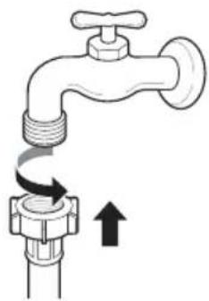 LG T1993EFHK5 - Connecting Screw-Type Hose to Tap with Thread - 1