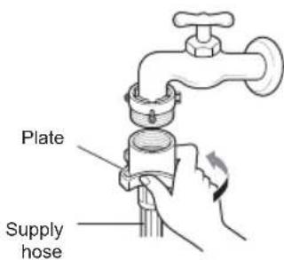 LG T1993EFHK5 - Connecting Screw-Type Hose to Tap Without Thread - 4
