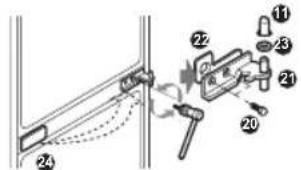 LG GA-B359PLQ - How to Reverse the Door - 5