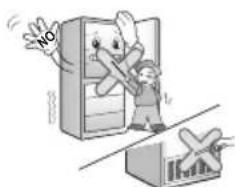 LG GA-B359PLQ - Because opening or closing the door of the fridge-freezer may cause injury to the person around it, be careful, please. - 7