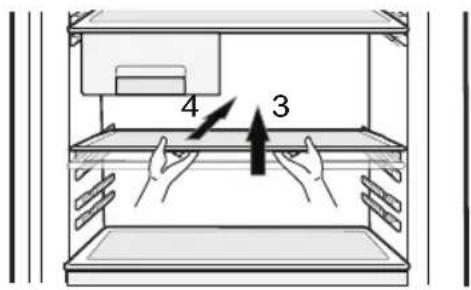 LG GA-B359PLQ - Remove/Install shelf - 2