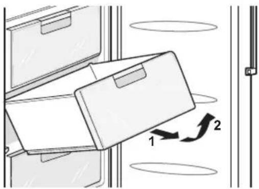 LG GA-B359PLQ - Removing / Installing freezer drawers - 1