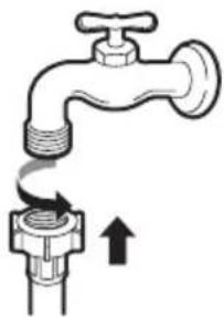 LG T1085NDKVH0 - Connecting Screw-Type Hose to Tap with Thread - 1