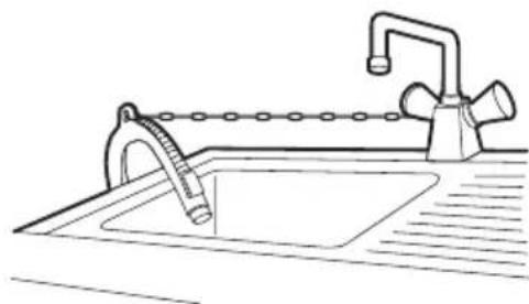 LG T1488NEHT0 - Installing the Drain Hose with the Elbow Bracket - 2