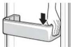 LG S640S12A - Refitting the Fridge/Freezer Door Basket - 1