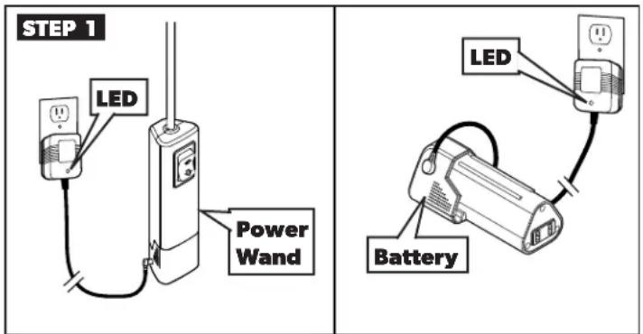 STEP 1 LED Power Wand LED Battery
