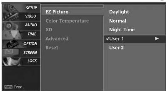 LG 37LG515H - EZ Picture - User Mode - 2