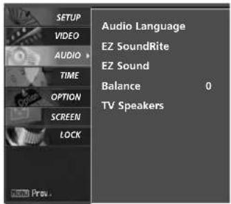 LG 37LG515H - TV SPEAKERS ON/OFF SETUP - 1