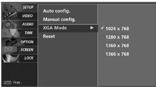 LG 37LG515H - SELECTING XGA MODE - 2