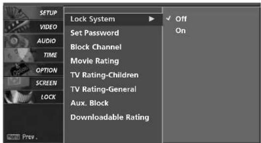 LG 37LG515H - Lock System - 9
