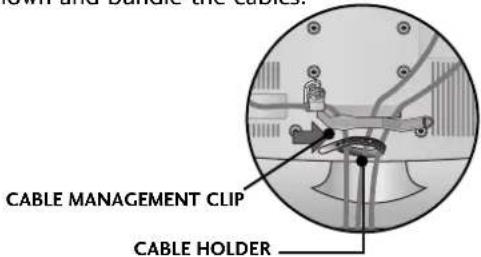 LG 37LG515H - BACK COVER FOR WIRE ARRANGEMENT - 2