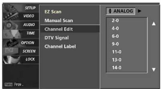 LG 37LG515H - Channel Editing - 3