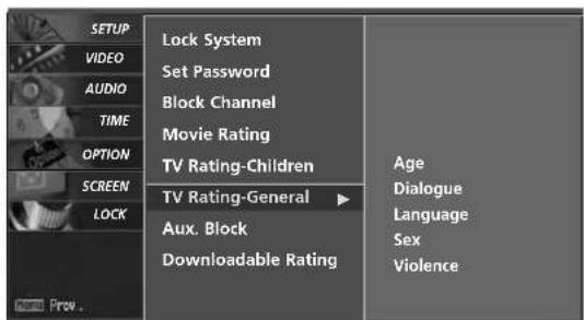 LG 37LG515H - TV Rating General -for USA only - 2