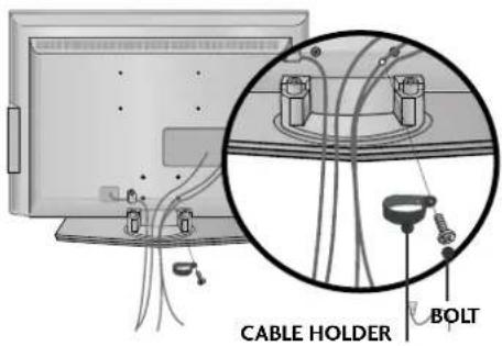 LG 32LG515H - BACK COVER FOR WIRE ARRANGEMENT - 2