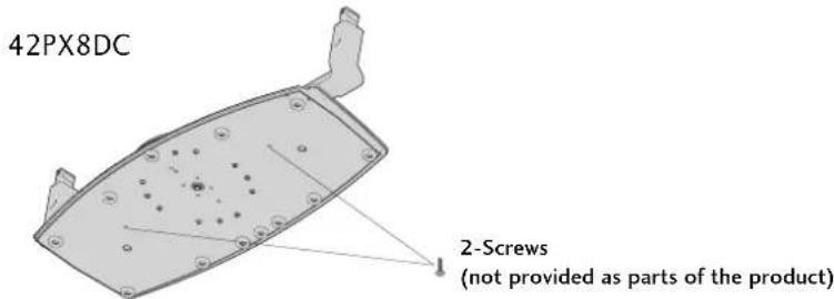 LG 32LG515H - ATTACHING THE TV TO A DESK - 5