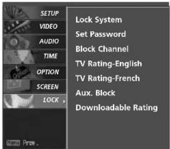 LG 32LG515H - TV Rating French - for CANADA only - 1