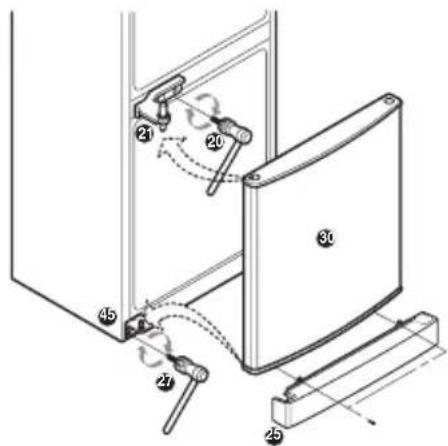 LG GC-B419WTQK - How to Reverse the Door - 4