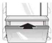 LG GW-B499SQFZ - Refitting the Vegetable Drawer - 2