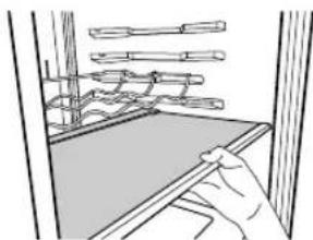 LG GW-B439YBQW - Removable Glass Shelf - 2