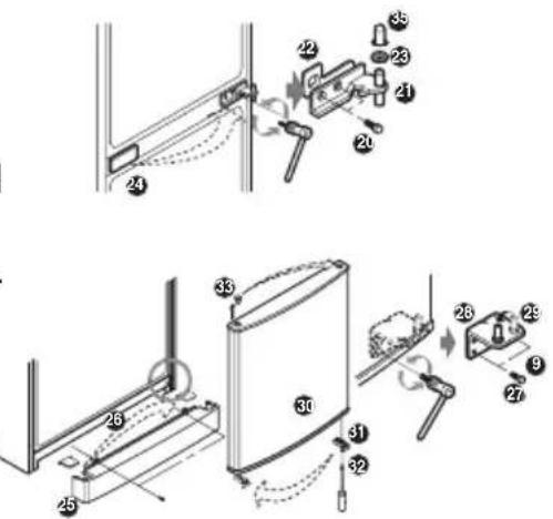 LG GC-B399PVQK - How to Reverse the Door - 5