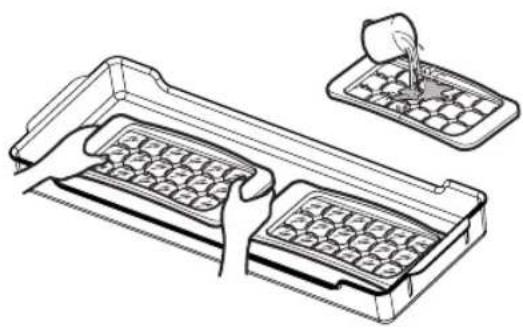 LG GA-B439BMQA - Складная стеклянная полка - 2