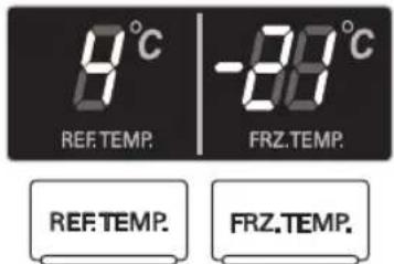 LG GA-479BTBA - Adjusting the temperatures and functions - 5
