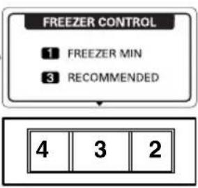 LG GR-M802GLHW - CONTROLS FOR FREEZER COMPARTMENT - 2