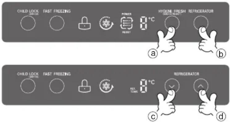 LG GR-M802GLHW - CONTROLS FOR REFRIGERATOR COMPARTMENT - 1