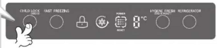 LG GR-M802GLHW - - CHILD LOCK - 1