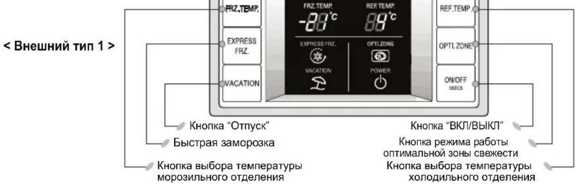 LG GA-449BTLA - Выбор температуры и режимов работы - 3