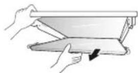 LG GW-B499SMGZ - Cleaning the Crisper Cover Removing the Crisper Cover - 2