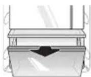 LG GW-B499SMGZ - Removing the Vegetable Drawer - 1