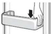 LG GW-B499SMGZ - Refitting the Fridge/Freezer Door Basket - 1