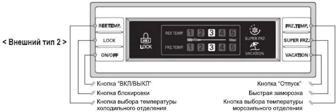 LG GA-479BLMA - Выбор температуры и режимов работы - 2