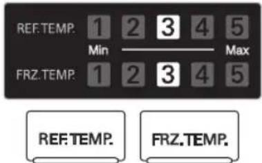 LG GA-479HMA - Adjusting the temperatures and functions - 6