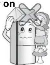 LG GA-479HMA - When using the fridge-freezer - 1