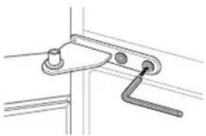 LG GR-X24FTKSB - Removing the Freezer Door - 1