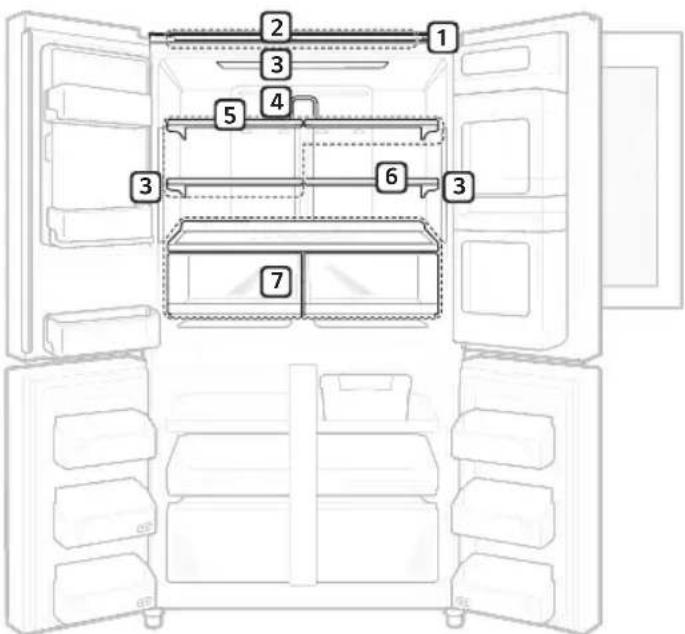 LG GR-X24FTKSB - Parts and Functions - 2