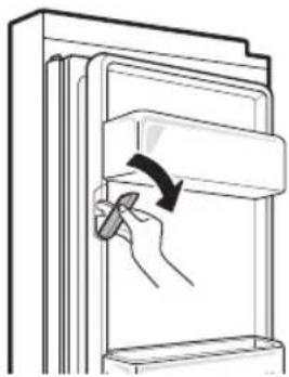 LG GR-X24FTKSB - Removing the Ice Storage Bin - 1
