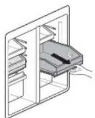 LG GR-X24FTKSB - Removing the Freezer Tray/Drawer - 1