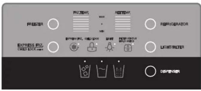 LG GW-P227HLQA - Adjusting the temperatures and functions - 6
