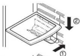 LG GW-P227HLQA - In case of inserting the wine holder : - 1