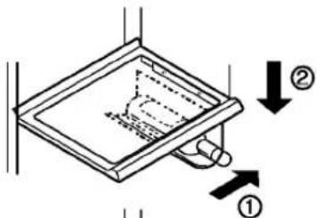 LG GR-P217BVKA - In case of separating the wine holder : - 1