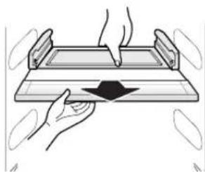 LG GR-M317SGKR - ▶When inserting the lower fresh compartment - 4